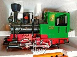LGB Set No 20501 Engine 2 Cars 4 People 14 Track Garden Railway Box G Scale