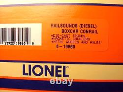 LIONEL #19860 CONRAIL DIESEL RAILSOUNDS BOX CAR 1999 LIMITED SHARP NEWithORIG. BOX
