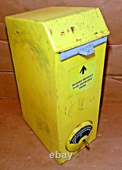 Large Parking Meter Fine Collection Box 20 x 12 x 7 with Custom Made Key