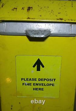 Large Parking Meter Fine Collection Box 20 x 12 x 7 with Custom Made Key