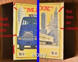Lesney Matchbox Major Pack M-9 Cooper Jarrett Interstate Freighter Trailers box