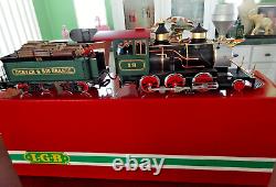 Lgb 21181 Denver & Rio Grande G Scale Steam Locomotive 19 Engineer/fireman & Box