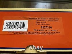 Lionel 2227310 Amtrak Amfleet Phase IVb Coaches LN BOX