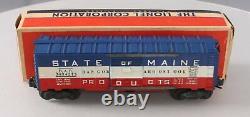 Lionel 3494-275 Vintage O State of Maine Operating Boxcar Type I LN/Box