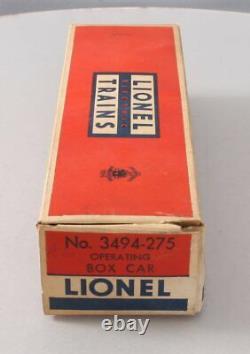 Lionel 3494-275 Vintage O State of Maine Operating Boxcar Type I LN/Box