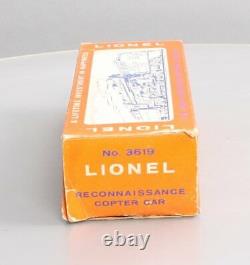 Lionel 3619 Vintage O Operating Helicopter Reconnaissance Car/Box