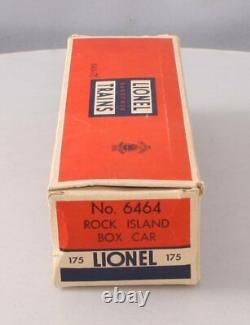 Lionel 6464-175 Vintage O Silver Rock Island Boxcar Type I LN/Box