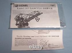 Lionel 6-12948 #313 Bascule Bridge New In Box
