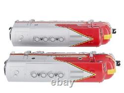 Lionel 6-24529 O Gauge Santa Fe F3 AA Diesel Locomotive Set withRS & TMCC EX/Box