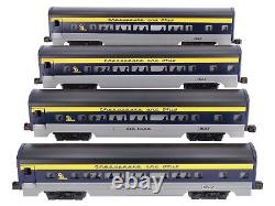 Lionel Chesapeake & Ohio Aluminum 4-Car Passenger Set LN/Box
