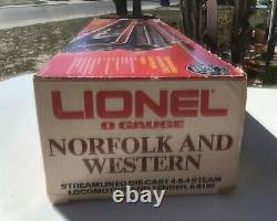 Lionel O Gauge 611 Norfolk & Western Bulletnose 4-8-4 Steam Engine In Box 6-8100
