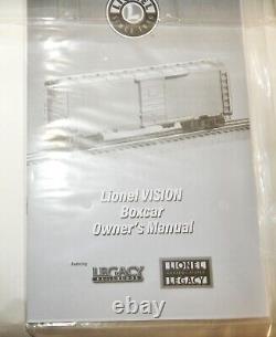 Lionel Vision Line Baltimore & Ohio Boxcar O Scale wth Freight Sounds-New&Box