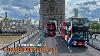 London Upper Deck Bus Ride Crossing Tower Bridge Liverpool St To East Dulwich Aboard Bus Route 42