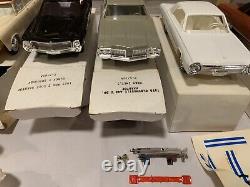 Lot of 5 promo cars/ amx, turbine cars, 442 oldsmobile great rare cars in boxes