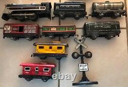MARX 0 Gauge Electric Train Set-All Cars Metal-No Box, No Track, Hardly Used