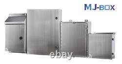 MJBOX 304 Stainless Steel Waterproof IP66 Wall Mount Junction Box 24 x 24 x 12in