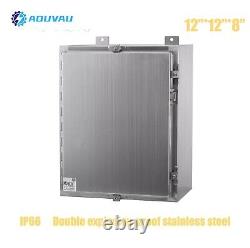 MJ BOX 12 x 12 x 8In 304 Stainless Steel Explosion-Proof Wall Mount Junction Box