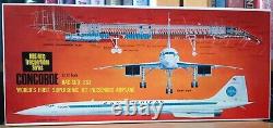 MRC-Nitto 1132 Pan Am BAC-SUD SST Concorde Kit No. 98-350, Opened Box, Complete