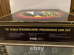 MTH O Train 70' Streamlined Passenger 5 Car Set Union Pacific 20-6553 with Box