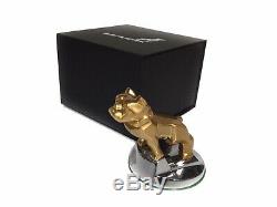 Mack Trucks Large Hood Ornament Gold Bulldog Paperweight With Collectors Box