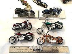 Maisto Chopper Bikes Diecast Harley Davidson Side car Fat boy Motorcycle Lot 28