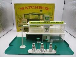 Matchbox MG-1B-2 BP Service Station Green/White Original NM in Original NM-M Box