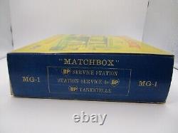 Matchbox MG-1B-2 BP Service Station Green/White Original NM in Original NM-M Box