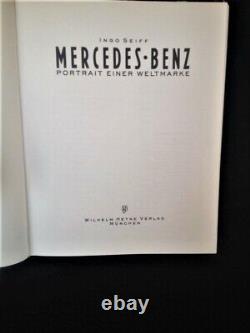 Mercedes Benz book, Portrait einer Weltmarke, collectors edition w. Boxed slip