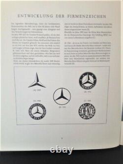 Mercedes Benz book, Portrait einer Weltmarke, collectors edition w. Boxed slip