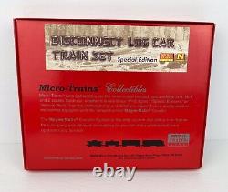 Micro-Trains Disconnect Log Car Train Set N Scale Special Ed 2005 New Open Box