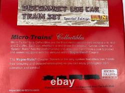 Micro-Trains Disconnect Log Car Train Set N Scale Special Ed 2005 New Open Box