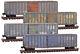 Micro-Trains MTL N-Scale 50ft Ribbed-Side Box Cars CSX Weathered/Graffiti 4-Pack