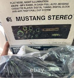 Mustang Model CRF-7100 Cassette Car Stereo Open Box