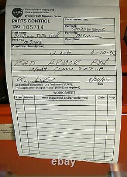 NASA Flight Data Recorder BLACK BOX (Orange) Metrum Datatape 32HE
