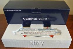 NEW & BOXED Official Genuine CARNIVAL Cruise Line Scale Model Ship Replica VALOR