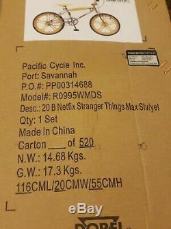 NEW IN BOX Stranger Things Mad Max Mongoose BMX Bike 80s Netflix