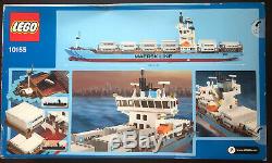 NEW LEGO MAERSK LINE CONTAINER SHIP 10155 transportation boat Bent Box Free Ship