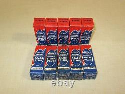 NEW-OLD STOCK BOX of 10 GENUINE 1937-1947 FORD CHAMPION H-9 COM. SPARK PLUGS