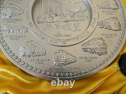 NOS Dalian Locomotive Works Special Metal Collector Plate in Original Box 1999