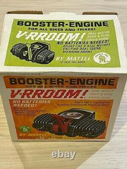NOS Mattel V-Rroom Bicycle Motor Siren Toy Muscle Bike Murray Huffy Mint in Box