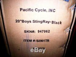 NOS Schwinn OCC Stingray Chopper. NIB Box is Still Sealed. Black OCC Stingray