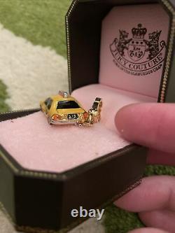 NWT JUICY COUTURE NEW YORK NYC Yellow Taxi Cab Charm RARE HTF Tagged Box