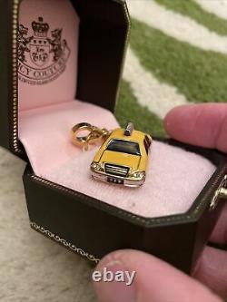NWT JUICY COUTURE NEW YORK NYC Yellow Taxi Cab Charm RARE HTF Tagged Box