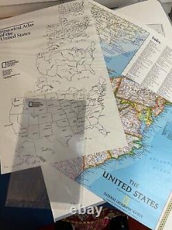 National Geographic Historical Atlas United States HC Collector's Box Set 1993 N