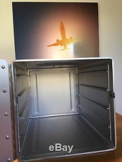 Neue Flugzeugtrolley Alu Box silber mit 2 x Einschub + Zahlenschloss / OVP TOP