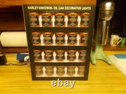 New in Box Harley Davidson Oil Can Party Lights