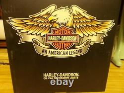 New in Box Harley Davidson Oil Can Party Lights