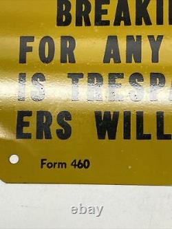 Nos Vintage Forestry Fire Tool Box Criminal Warning Us Forest Service Department
