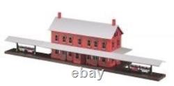 O 1/48 Scale MTH Rail King #30-9014 Passenger Station with Dual Platforms