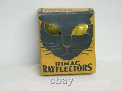 Original Rimac Cat Eyes Rayflectors License Plate Topper With Box